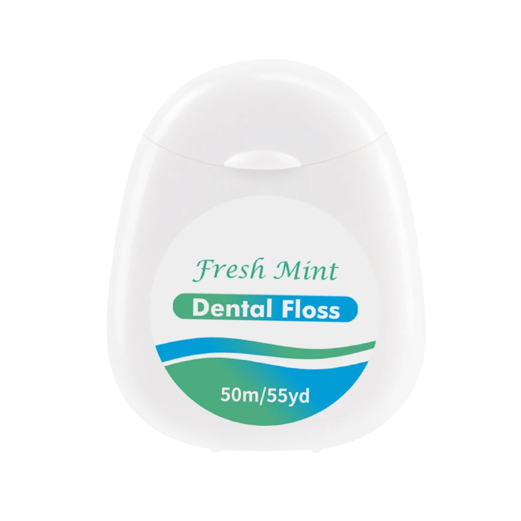 6/3/1 pcsWhite Box Mint Dental Floss Roll - Cleaning Oral Tools - Dental Floss Stick Adult Home Set - Cleaning Interdental Brush
