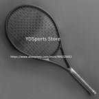 1pcs 27inch Technical Type Tennis Rackets Strung Carbon Aluminum Alloy Recreational Racquet Shockproof With Carry Bag For Adult