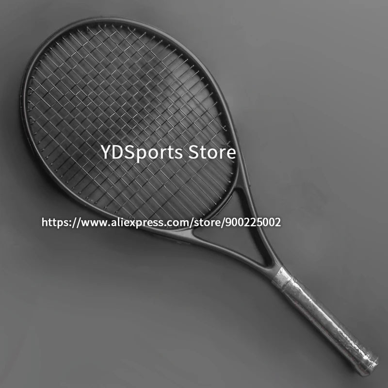 1pcs 27inch Technical Type Tennis Rackets Strung Carbon Aluminum Alloy Recreational Racquet Shockproof With Carry Bag For Adult