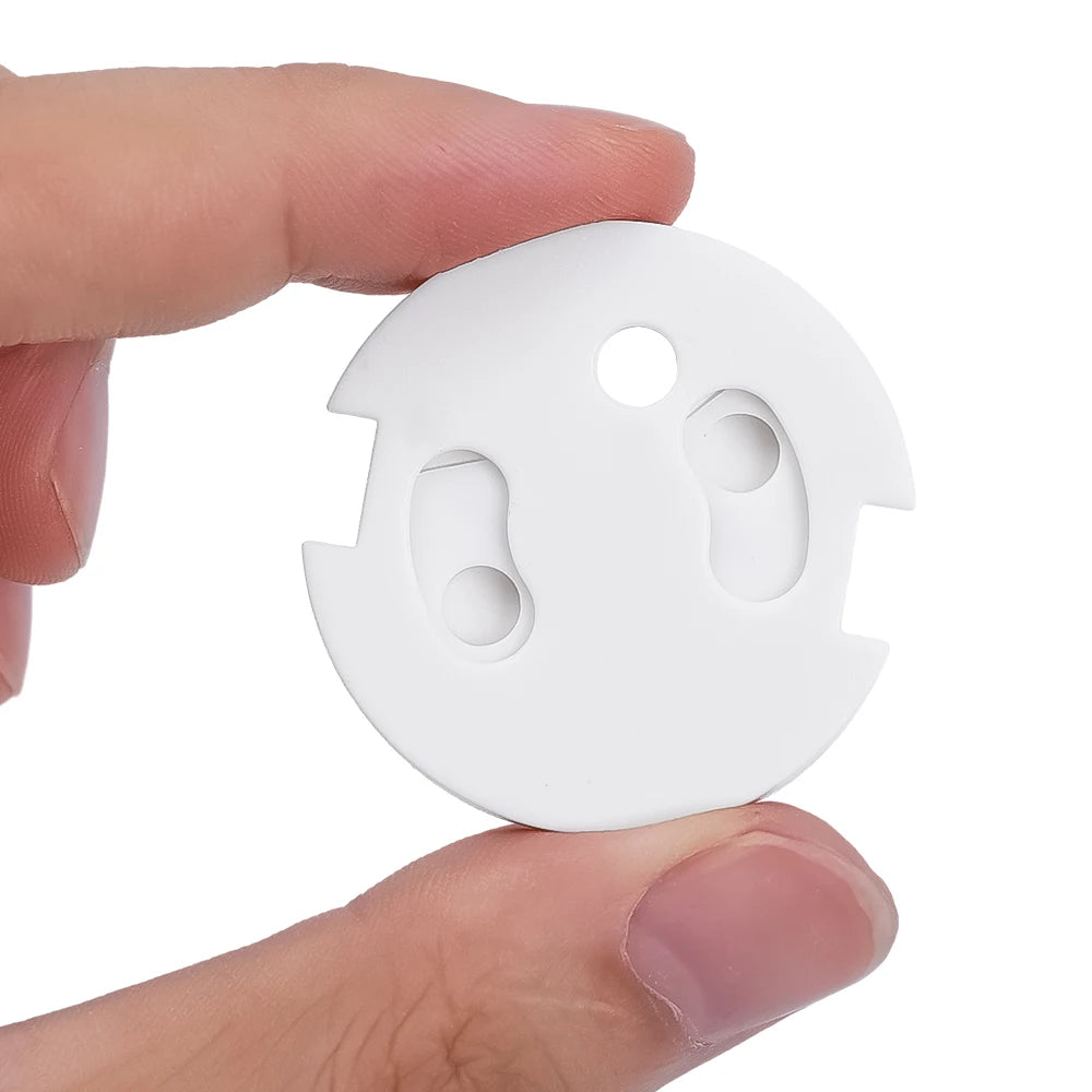 White Electrical Safety Socket Protective Covers Baby Care Clear Anti-electric Shock Infant Plug Power Outlet Guard Protection