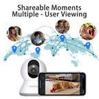 2.4＆5G WiFi Indoor Camera, 2K, 360° PTZ Pet Dog IP CCTV Camera with Phone App, 2-Way Talk, Night Vision, for Home Securi