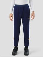 Kelme Kids' Fleece-lined Sports Pants Football Training Pants Casual Fitness Running Pants Warm Windproof Stretch Long Pants