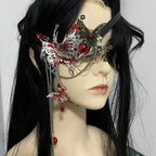 Anime Heaven Officials Blessing Tian Guan Ci Fu Hua Cheng Cosplay Eyeshade Eyepatch Butterfly Eye Mask Jewelry Accessory Prop