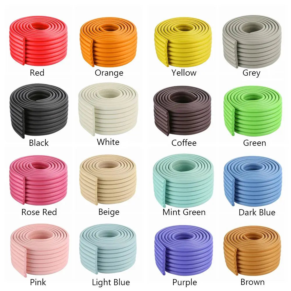 2M Baby Safety Protection Strip Table Corner Protector Desk Edge Guard Strip Furniture Corners Children Safety Foam Protection