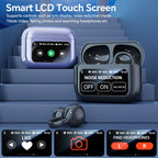 Touch Screen Bluetooth Headphones 144 Languages Real-time Translation Headphones Wireless Open Ear Clips Sports Gaming Earphone