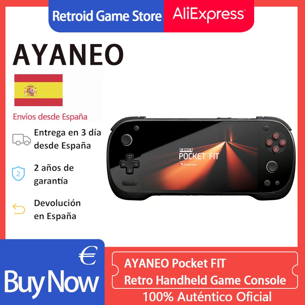 AYANEO Konkr Pocket FIT Retro Portable Game Console G3 GEN3 6'' LCD 144Hz WiFi 7,8000mAh Battery