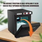 150W UV Ozone Heated Towel Sterilizer Cabinet  5L Fast Warm-Up for Spa Nail Salon 3-in-1 Disinfection with Heat & UV & Ozone