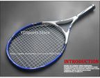 Professional Ultralight Racquet Composite Carbon Aluminium Alloy Tennisracket 45-55LBS Training Tennis Rackets Unisex Trainer