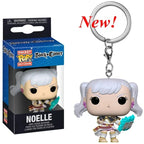 NEWest Arrival FUNKO with Box Keychain Black Clover Asta Noelle Yami Vinyl Action Figure Keychain Collectible Model Toy