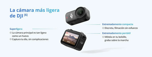 DJI Osmo Nano Standard Combo Action Camera 64GB/128GB Next-Gen 1/1.3 Sensor 4K POV Camera for Vlogging, Live Streaming, and Remote Control