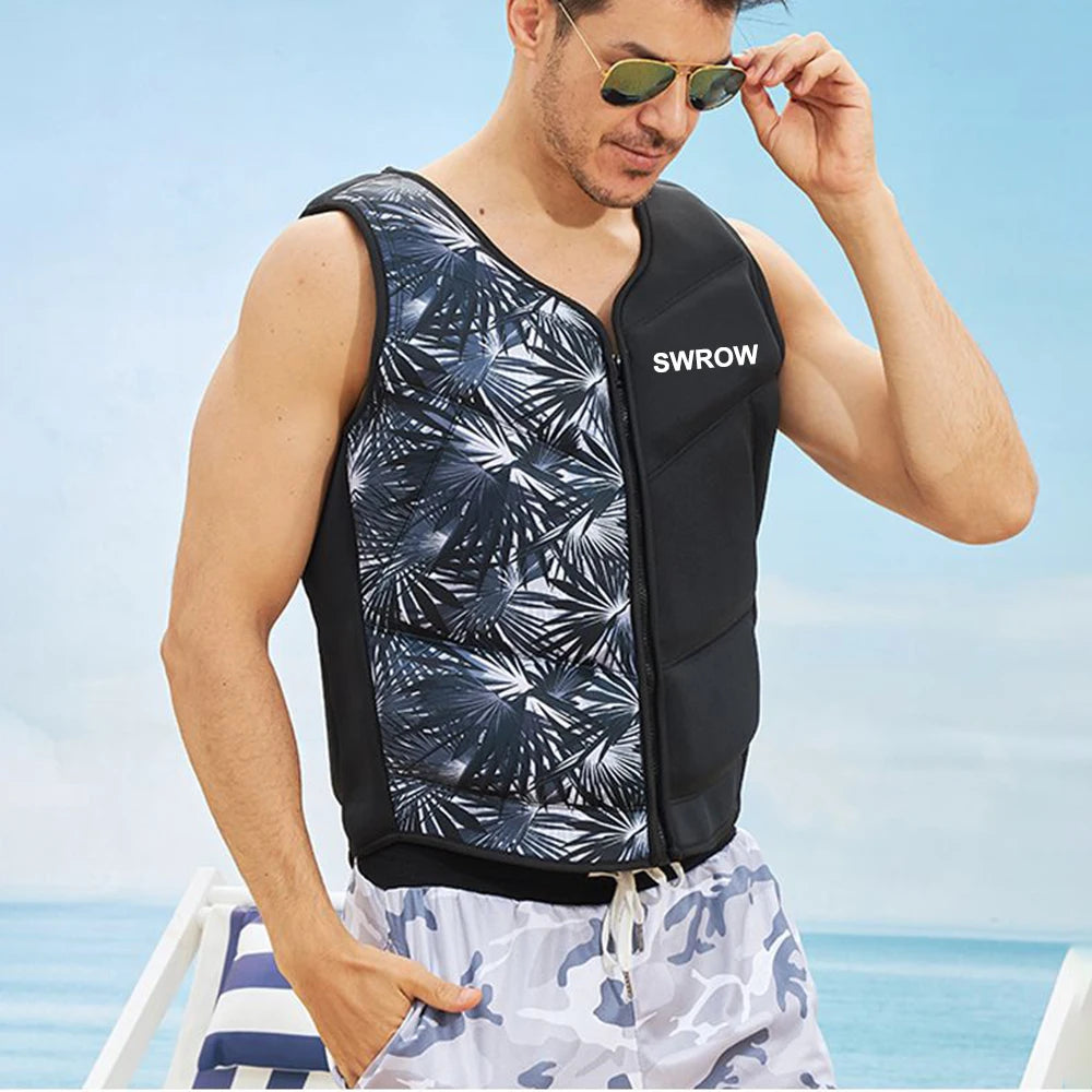 Neoprene life jacket the fishing vest water jacket sport adult children life vest clothes swim skating ski rescue boats drifting
