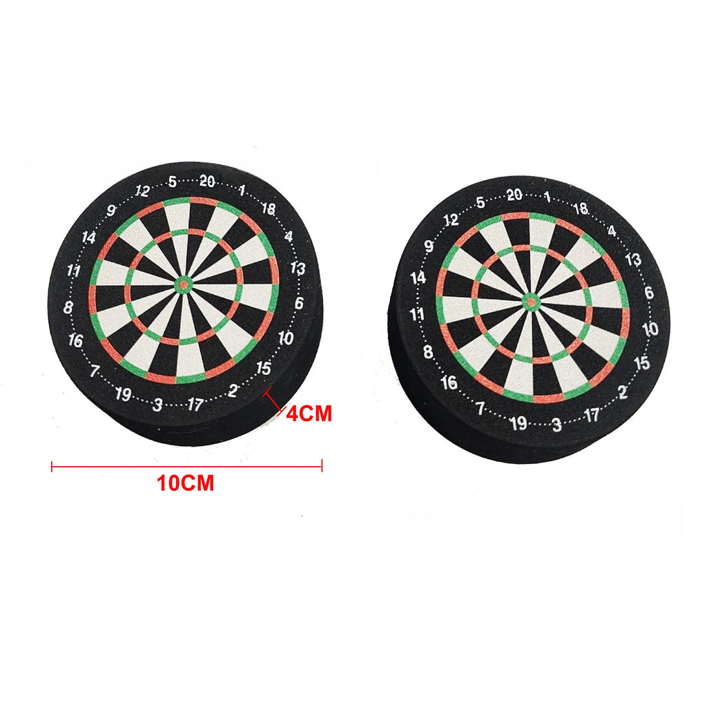 10cm Mini Dart Dock - EVA Foam Dart Holder & Base Station with Double Face Dartboard Design, Soft Stand for Home & Party Games