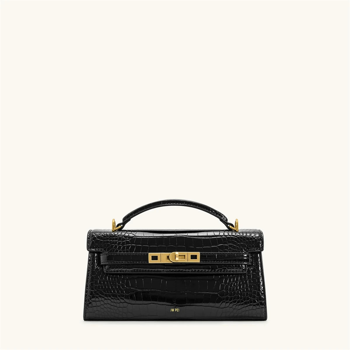 Luxury Leather and Woven Handbag with Vintage Metal Buckle, Elegant Short Handle, Stylish Women’s Tote for Evening & Daily Use