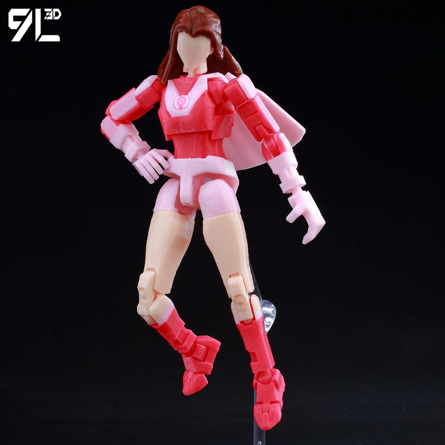 9L3D Superhero Team Invincible Boy Heroes Action Figure Lucky13 Dummy13 Multi-Colored T13 Multi-Jointed Collectible Toys Titan13