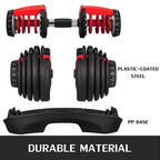 SIHAO Adjustable 52.5lbs Dumbbell Fitness Equipment Training Arm Muscles Dumbbell Free Shipping Adjustable Bumbbell