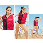 Neoprene life jacket the fishing vest water jacket sport adult children life vest clothes swim skating ski rescue boats drifting