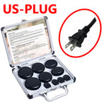 HOT STONE MASSAGE SET - Professional Spa Massage Tools - For Neck, Back, Abdomen, Legs & Full Body Massage