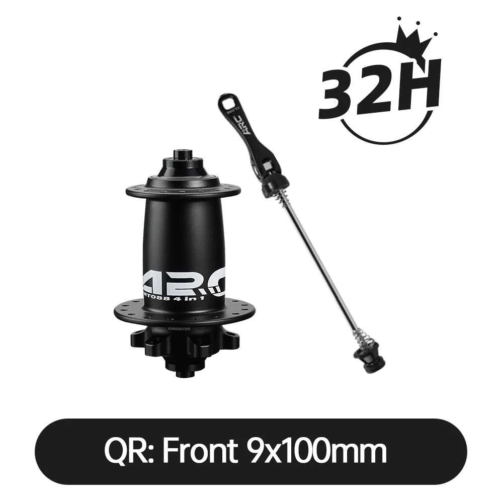 ARC MT088 MTB Hub 6 Pawls 180 Clicks Sealed Bearing Hub Front 9x100 15x100 Rear 10x135 12x142 Bicycle Cube 8 9 10 11 12 Speed