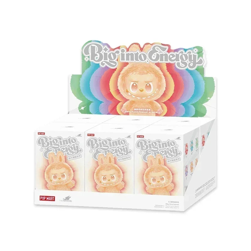 POP MART THE MONSTERS Big into Energy Series Vinyl Plush Blind Box Guess Bag Mystery Box Toys Doll Cute Figure Ornaments Gift