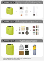 Naturehike Rolled Storage Bag Outdoor Travel Hiking Lightweight Waterproof Vacuum Compression Dispenser Bags Portable Organizer