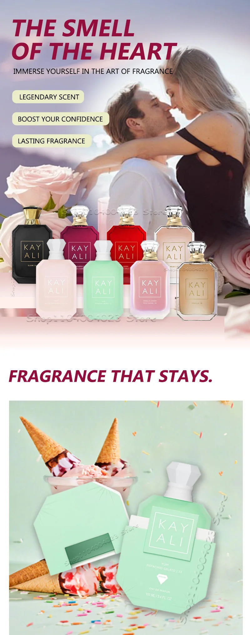 KAYALI 100ml EDP Intense Spray - Sweet Fruity Floral & Warm Woody Unisex Fragrance | Long-lasting, Confidence-Boosting Scent