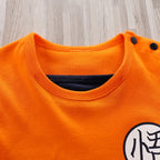 Anime Clothes Baby Vegeta Rompers Newborn Kuririn Roshi Training Outfit Infant Kids Halloween Cartoon Cosplay Costume Jumpsuit