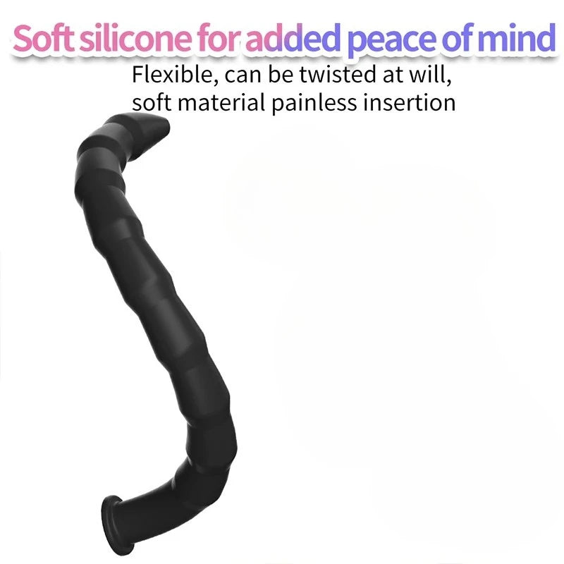 5 Sizes Curved Urethral Sound Penis Insert Stimulation Dilator Chastity Catheter Hollow Penis Plug With Stopper Sex Toys For Men