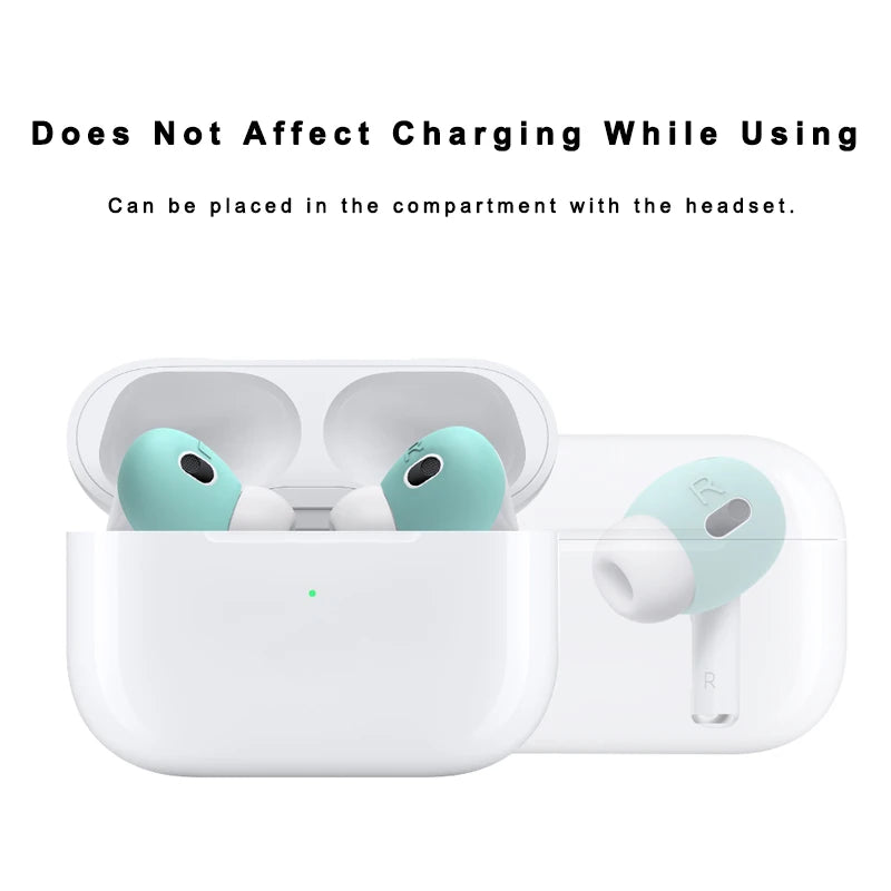 For AirPods Pro 2 Silicone Protective Case Skin Covers Earpads For Apple AirPod 2 Generation Ear Tips Earbuds Covers Accessories