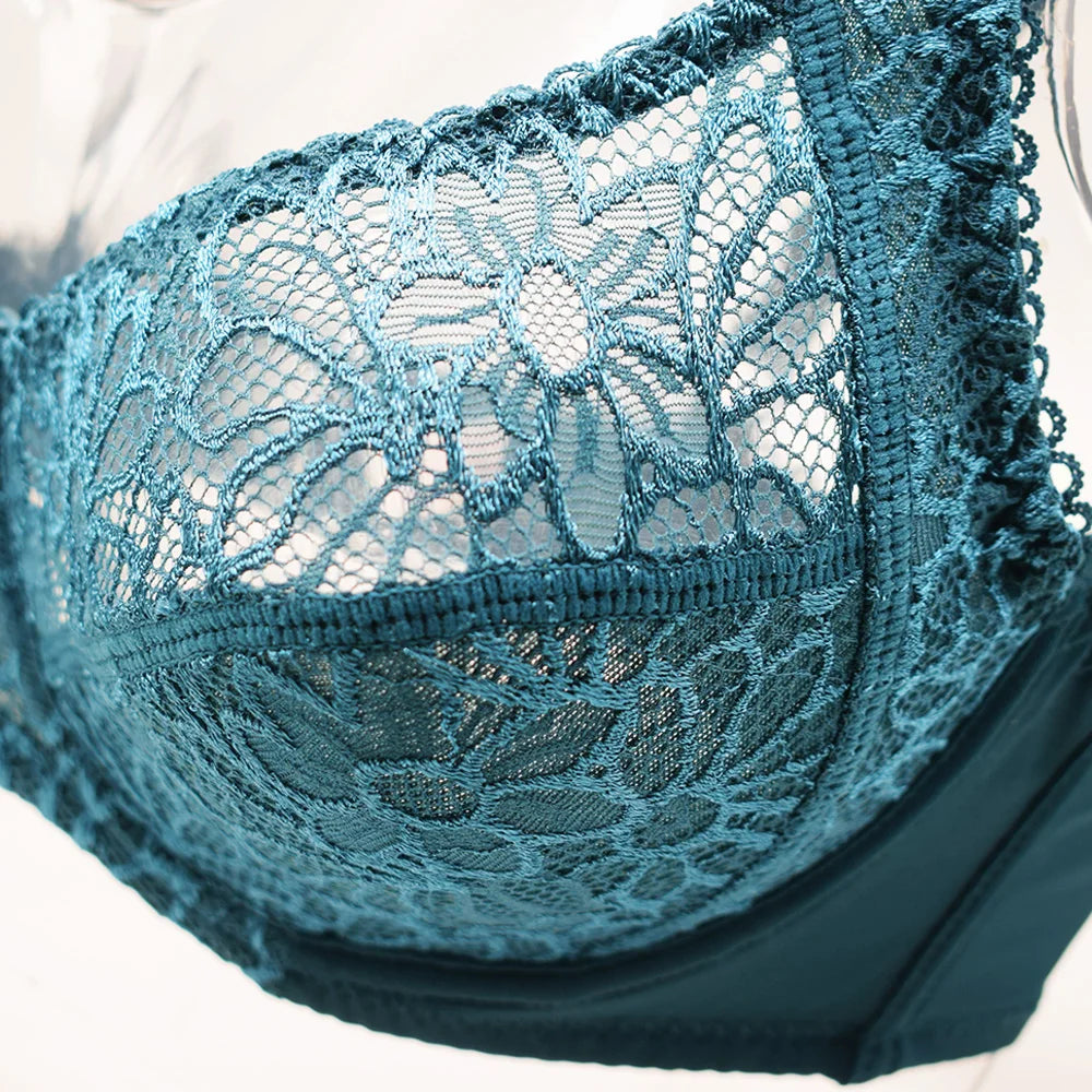 Plus Size Bras For Women Lace Modern Ladies Elegance Brassiere Underwear Sexy Lingerie Tops C D DD E F Cup