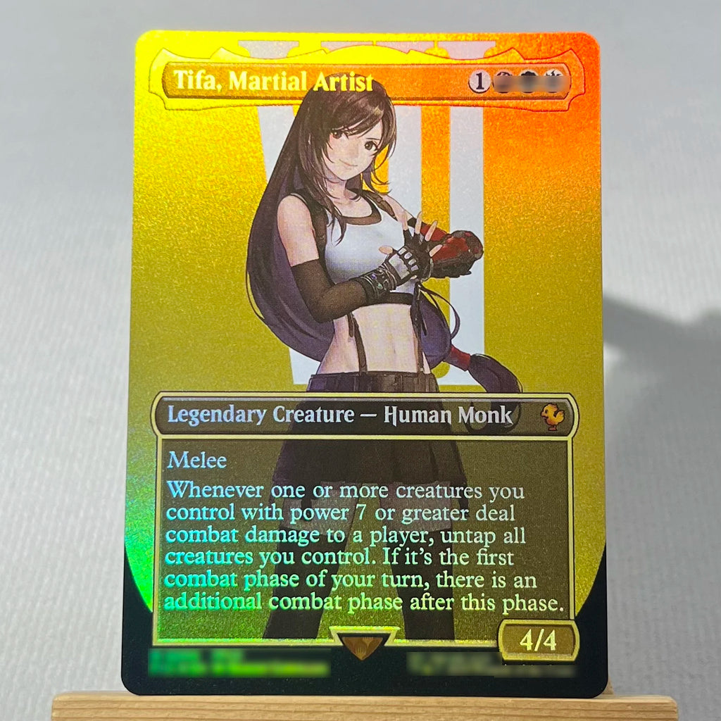 FCA FIN FIC PIP LTR FOIL4-002 magical cards Ancient Copper Dragon Tcg proxy Traveling Chocobo Celes, Rune Knight gathering