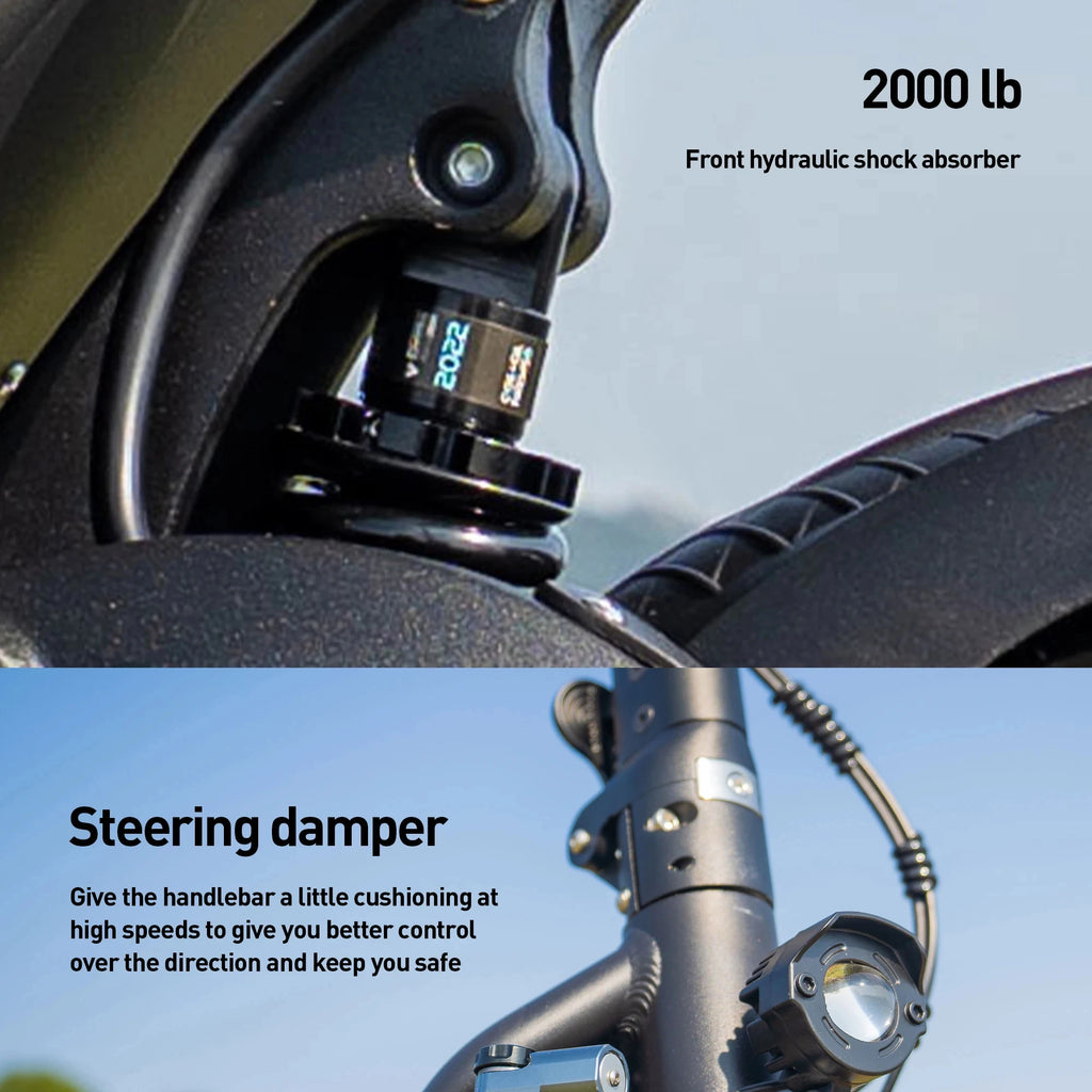 JOYOR E6-S Adult Electric Scooter 3200W Motor 60V31.5AH Battery Off-road EScooters NFC Unlock Hydraulic Brake Foldable E-Scooter