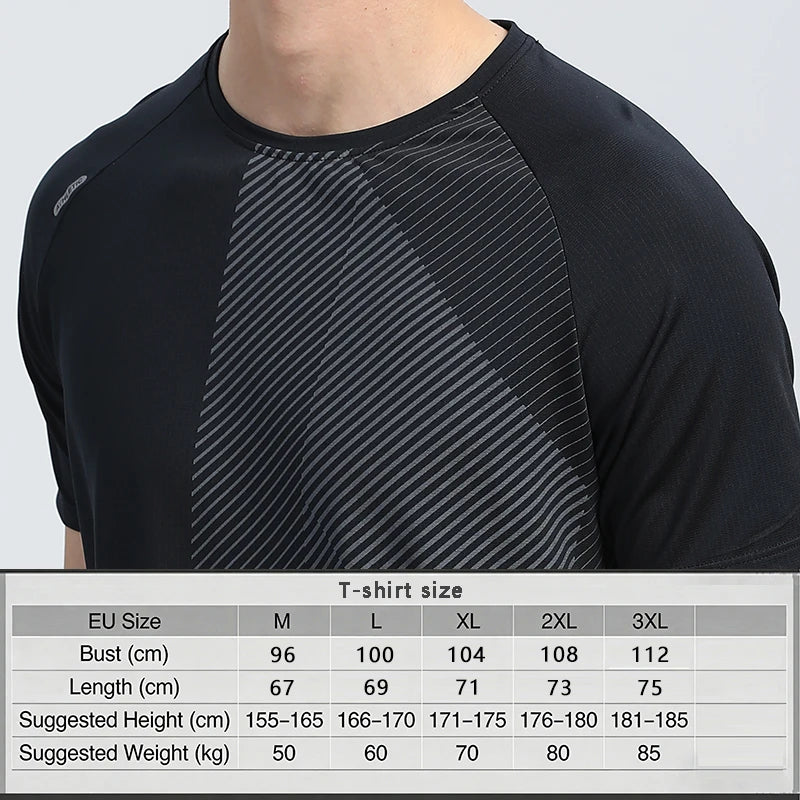 Custom LOGO Sports T-shirts For Men Jogging Shirt Fitness Training Gym Sportswear Casual Outdoor Running Short Sleeve T-shirt