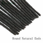 Human Hair Dreadlocks Extensions Brazilian Real Human Hair locks Extensions Handmade Dreadlocks for Women/Men 8-24 Inch