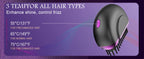 Mini Hair Straightener Rechargeable Portable Hair Straightener Brush Rechargeable Fast Heating Hot Portable Travel for Women