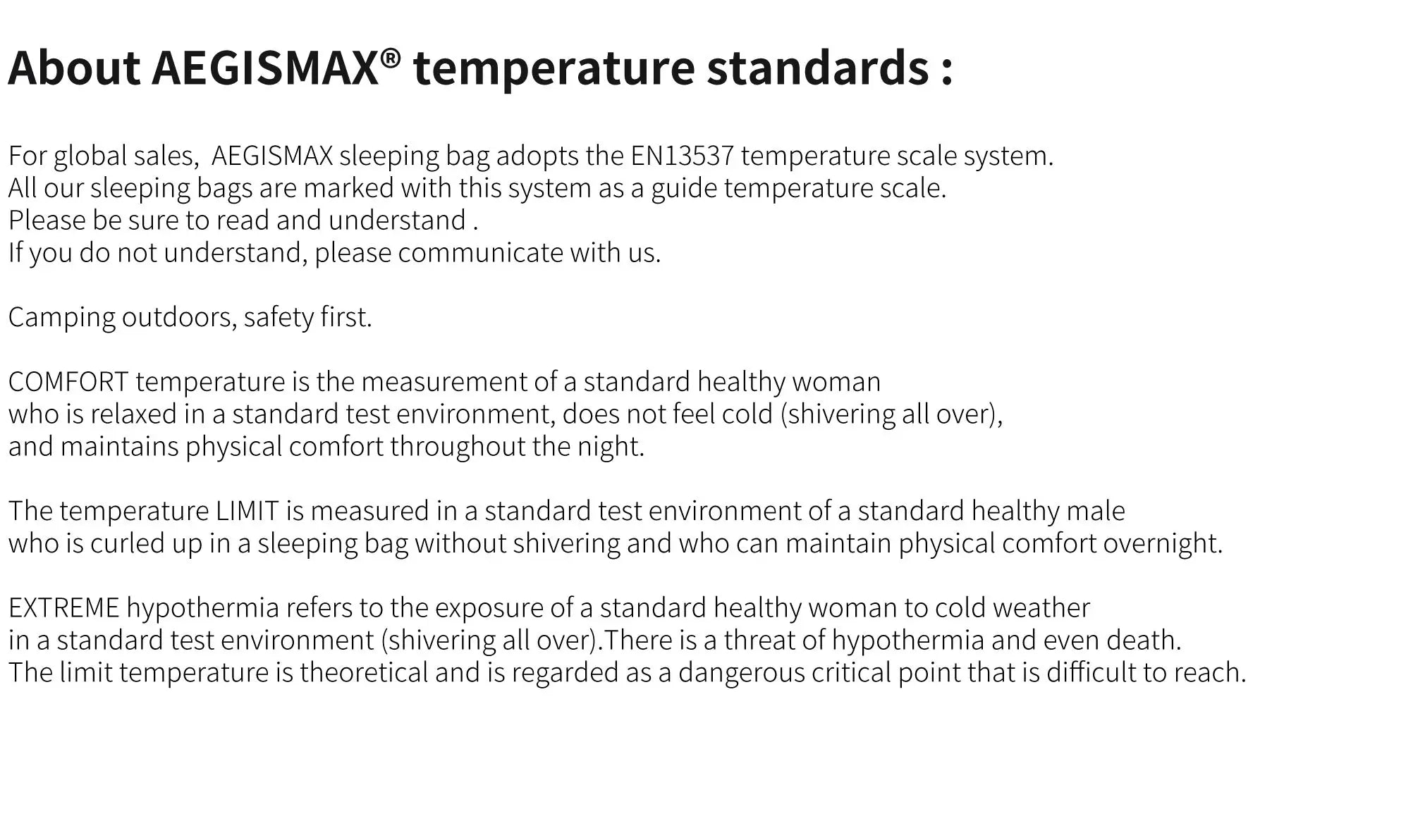 AEGISMAX Nano2 Upgrade 0 Degree 800FP Goose Down Sleeping Bag Outdoor Ultralight Camping Hiking Sleeping Bag for Men & Women