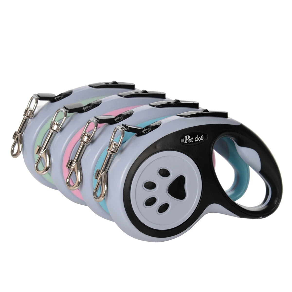 3m 5m Paw Dog Leash For Small Medium Large Dogs Outdoor Lead Walking Puppy Strong Retractable Nylon Rope Yorkies Pet Supplies