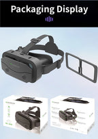 VR Glasses 3D Virtual Reality Headset Devices Helmet Lenses Goggles Smart For Smartphones Phone Cell Mobile Game Viar Viewer Set