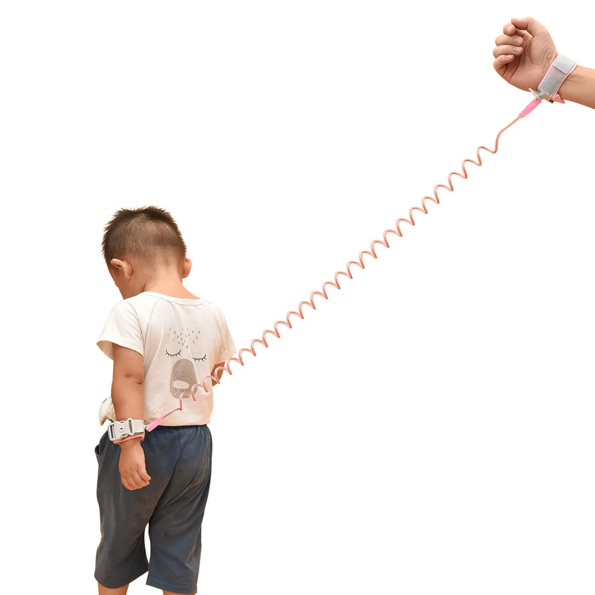 Baby Safety 2M Anti Lost Traction Rope for Kids Wristband Lock and Key Safety Traction Belt for Children Travel Outdoor