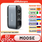 3DMakerpro Moose 3D Scanner, 0.03mm Accuracy, 0.07mm Resolution, Blue LED Light Source, Al Visual Tracking, 24-bit Color Camera