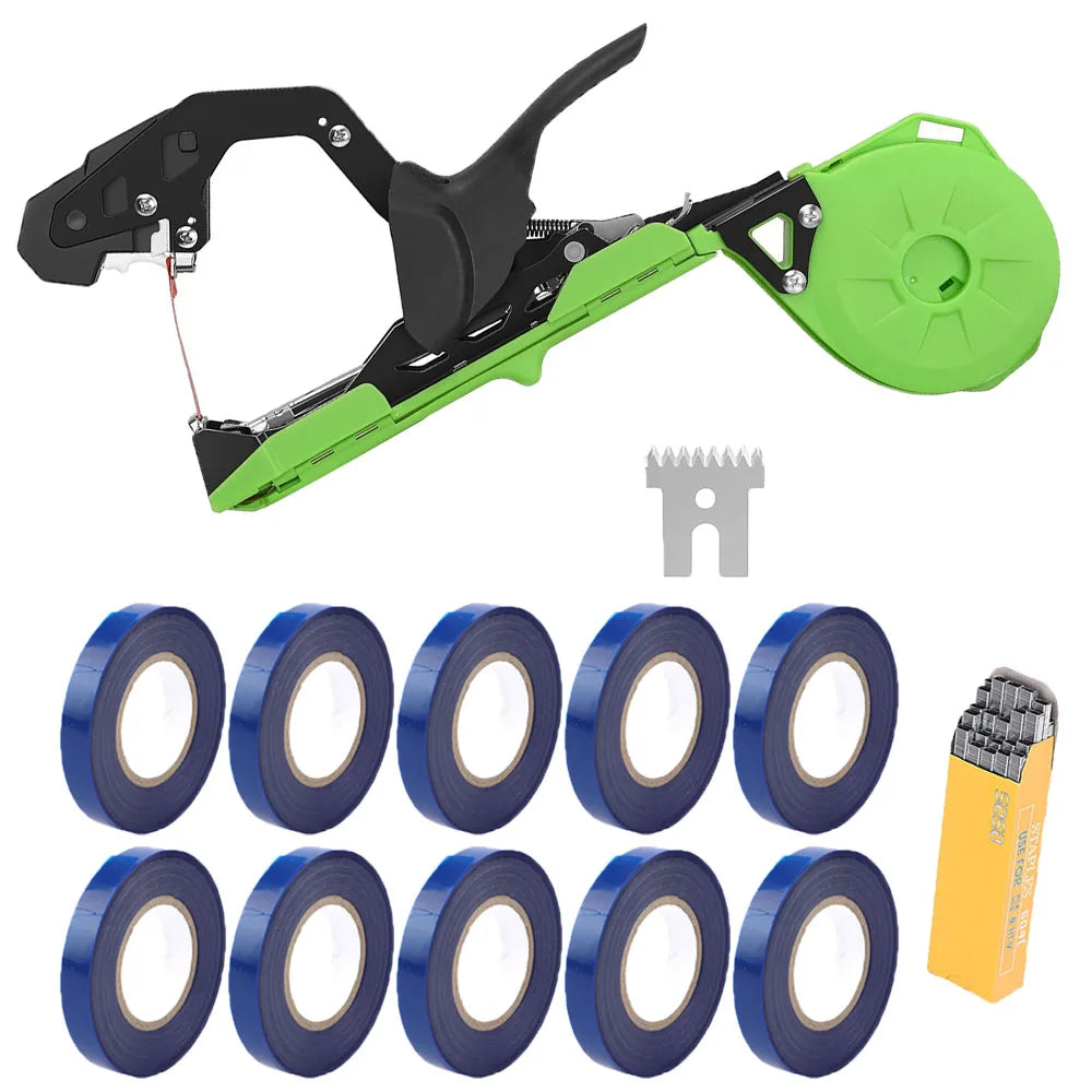 Tomato Binding Machine - New Gardening Tool for Seedling Vine Binding Vegetable Tapener Tapes for Home Garden Branch Tying
