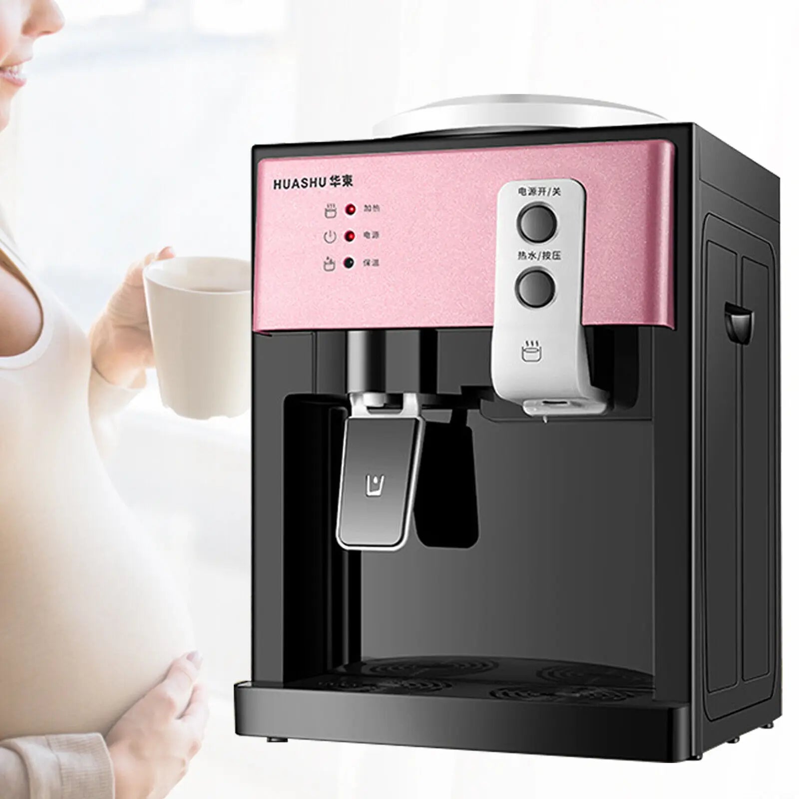 550W Electric Water Dispenser Hot Cold for 5 to 18L Drinking Fountain Top Loading Hot & Cold Water Dispenser Office Home Secondary image