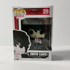 Animation Death Note funkos L (With Cake) #219 pops Action Figure Toys Collection Dolls Gifts for Children