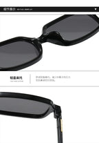 Luxurious Rectangle Sunglasses Women Oval Vintage Brand Designer Square Sun Glasses Men Shades Female Eyewear