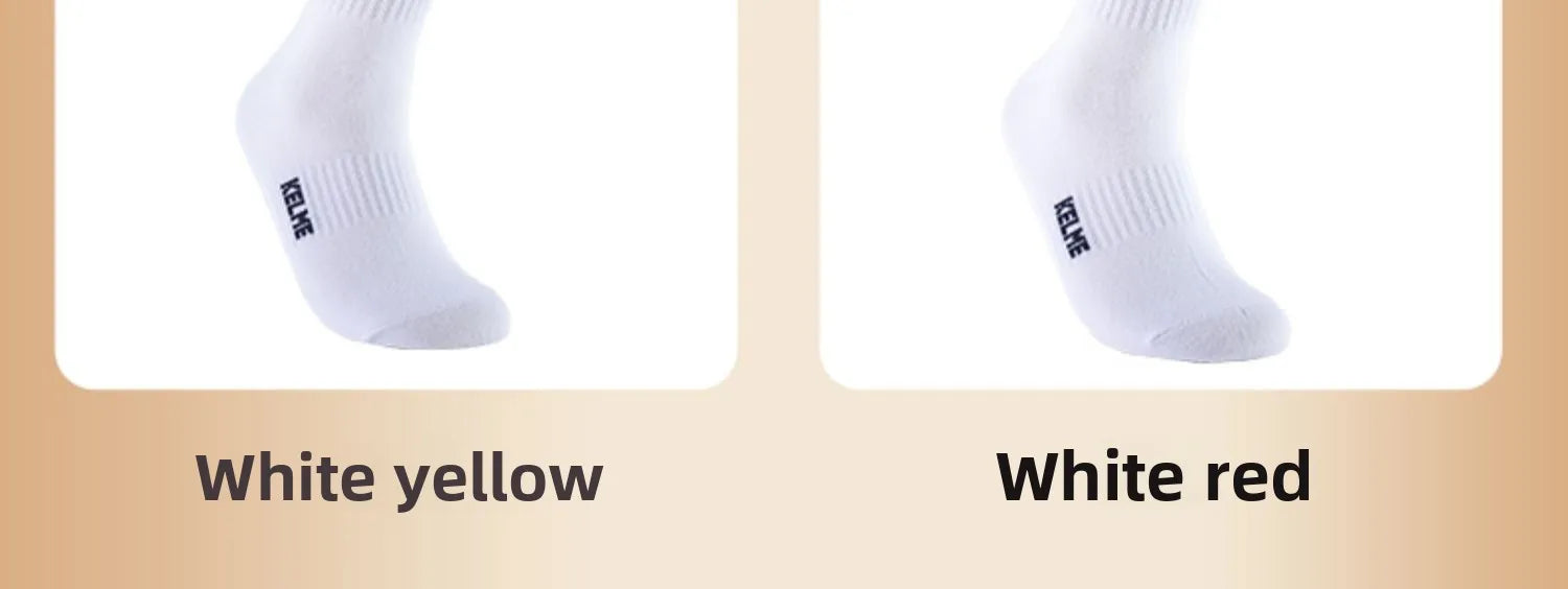 Kelme Men's Mid Length Socks 3 Pairs Of Casual Socks Sweat Absorbing And Breathable Sports Socks Running Speed Dry Socks