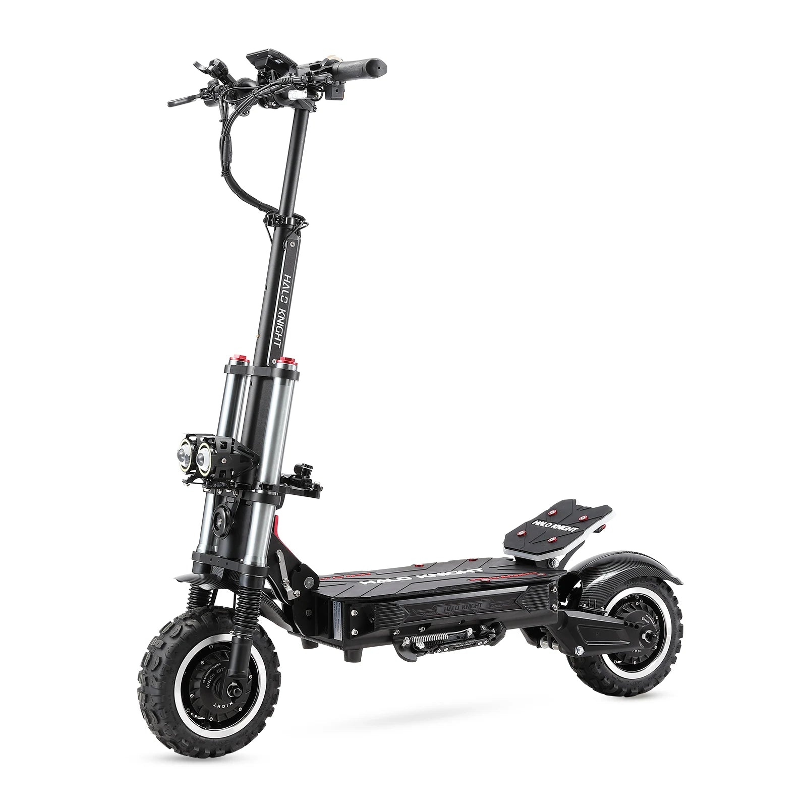New HALO KNIGHT T107Pro Large Display Smart Escooter Adults 60V 38.4Ah Battery 3000W Dual Motor 95KM/H Powerful Electric Scooter