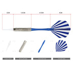 Professional Electronic Hanging Dartboard with LCD Scoring Indicator, 6 Darts Included, Home Bar Party Game Set