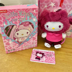 Genuine Hello-Kitty Pop Star Velvet Pendant Series Vinyl Doll Blind Box Trendy Kawaii Surprise Gift Lovely Trendy Blind Box Toys