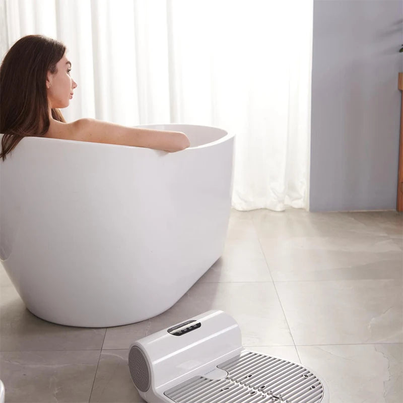 110V/220V Body Drier Machine Bathroom Body Dryer Negative Ions Human Skin Drier Hand Dryer 1350W with scale Secondary image
