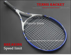 Professional Ultralight Racquet Composite Carbon Aluminium Alloy Tennisracket 45-55LBS Training Tennis Rackets Unisex Trainer