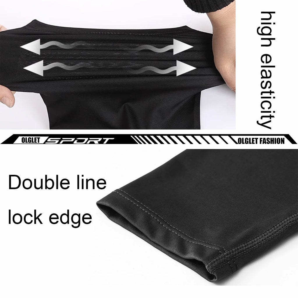 Men's Compression T-Shirt 3-Pack Quick Dry Running Gym Short Sleeve Sport Tops Elastic Breathable Athletic Tees